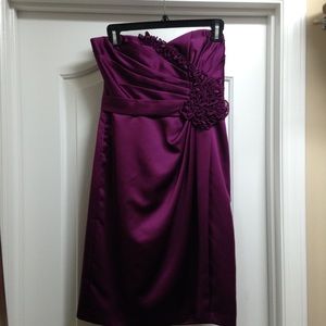 Strapless cocktail dress